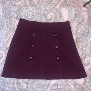 urban outfitters maroon skirt